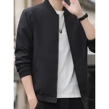 Pánská softshellová bunda Pánská bunda do větru – sportovní model s dlouhým rukávem Velikost: M, Barva (Varianta): Black 2109-1