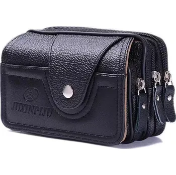 Ledvinka Pánská ledvinka z PU kůže – kompaktní a voděodolná Barva (Varianta): Černá