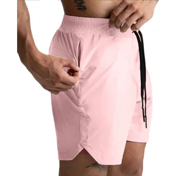 Pánské sportovní kraťasy – rychleschnoucí a pohodlné Barva: Růžová, Velikost: S