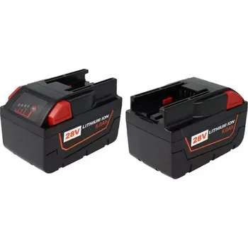 Extensilo - SRN Baterie Milwaukee M28 BX 6000mAh 28V Li-Ion neoriginální kvalitní příslušenství pro akumulátorové nářadí a zařízení