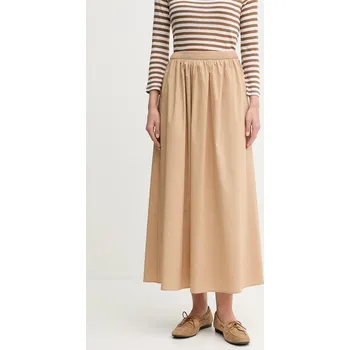 Dámská sukně Sukně OUI béžová barva, maxi, áčková, 93841 80E, vel. 40