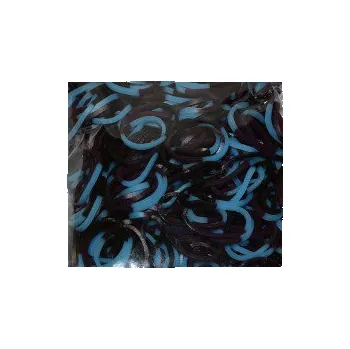 kreativní sada RAINBOW LOOM gumičky SVÍTÍCÍ PŮLNOČNÍ MODŘ