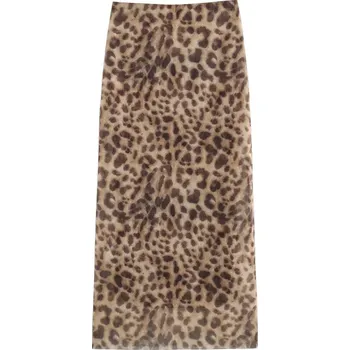 Dámská sukně Dámská tylová sukně s leopardím vzorem – elastický pas Barva: Leopardí, Velikost: S