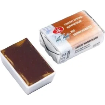 Výtvarná barva White Nights Akvarelová barva Granulující 2,5 ml Red Brown Hematite 386