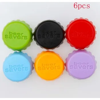 Silikonová zátka na láhev 6ks | uzávěr - 6 ks