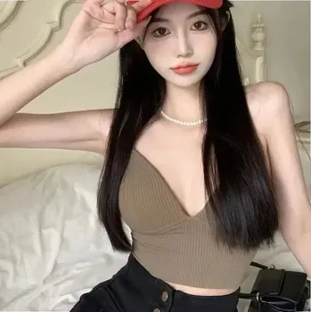 Letní top s pevnými košíčky – malý halter střih bez ramínek Barva: Zelená, Velikost: ONE SIZE