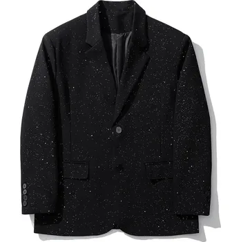 Pánské sako Ležérní sako z elastické směsi – stylový střih Velikost: 2XL, Barva (Varianta): Černá