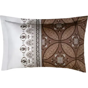 Povlak na polštářek Kvalitex Povlak na polštář saténový panel IVORE - hnědé