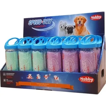 přepravka pro zvíře Ručník absorpční Nobby 66x43cm mix mátový, fialový