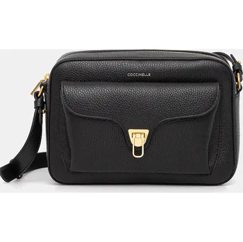 Kabelka Kožená kabelka Coccinelle COCCINELLE BEAT SOFT E1.MF6.15.06.01 černá 99X, vel. ONE SIZE