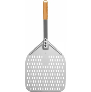 Příprava pizzy Škrabka na pizzu s perforací a krátkou rukojetí, čtvercová, HENDI, 300x660mm