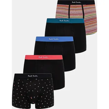 Boxerky Boxerky Paul Smith 5-pack černá barva, M1A-914-T5PK12 M1A.914.T5PK12 99X, vel. M