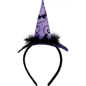 Čelenka Čelenka čarodějnický fialový klobouk