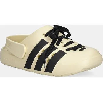 Dámské pantofle Pantofle adidas Adilette Clog 2.0 dámské, béžová barva, JR4026 80X, EUR 39 1/3
