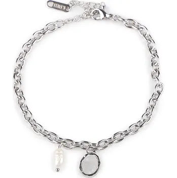 Náramek Náramek z nerezové oceli perleť, perla Varianta: platina, Balení: 1 ks