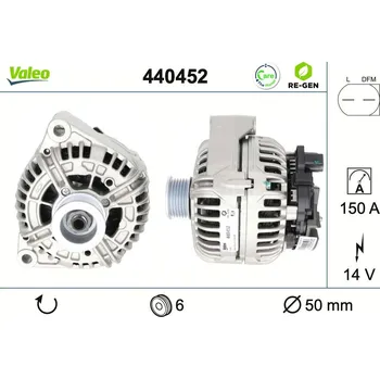 Autoelektrika generátor VALEO 440452