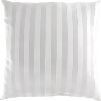 Povlečení Kvalitex Povlak na polštář saténový s proužkem, BÍLÝ