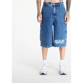 Šortky RIPNDIP Ace Ultra Wide Leg Shorts Medium Wash L