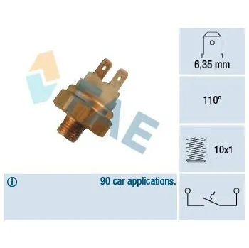 Teplotní spínač, varovná kontrolka chladiva FAE 35480