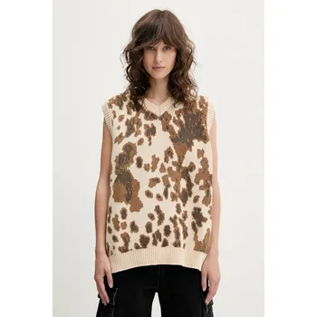 Pánská vesta Bavlněná vesta The Ragged Priest RPSS251031KW béžová 01X, vel. L