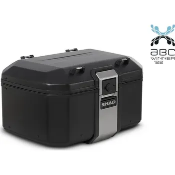 Motodoplněk Shad kompletní sada bočních adventure brašen SHAD TERRA TR40 a černého hliníkového 55L topcase, včetně montážní sady SHAD Aprilia Tuareg 660