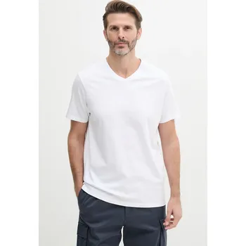 Pánské tričko Bavlněné tričko Calvin Klein Jeans LV040HM298 bílá 00X, vel. M