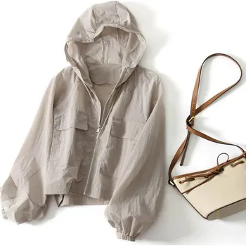 Dámská softshellová bunda Dámská letní bunda s UV ochranou – rychleschnoucí kabát Barva: Šedá, Velikost: M