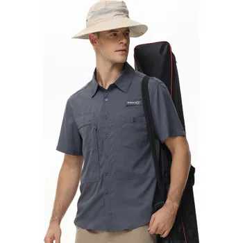 Pánská košile Pánská outdoorová košile – taktická, krátký rukáv, UPF 50+ Velikost: 3XL, Barva (Varianta): DarkGrey