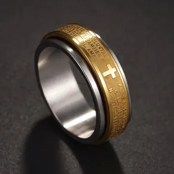 Prsten Otočný prsten proti stresu pro ženy i muže | fidget prsten, antistresový prsten - 101R10 , 8