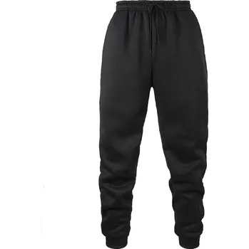 Pánské sportovní kalhoty – pohodlné na běh i volný čas Barva: Černá, Velikost: M
