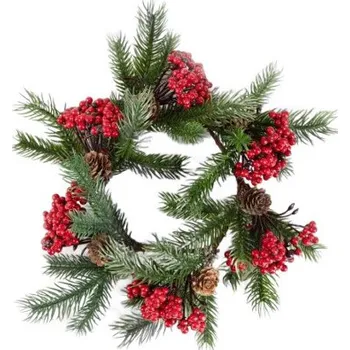 Vánoční ozdoba Věnec MOEN červený 709821