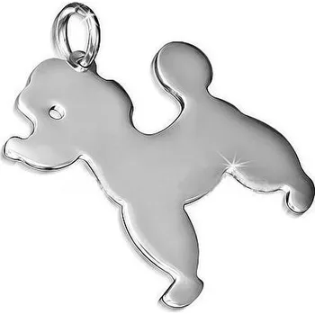 Přívěsek Přívěsek pudl ocel 16 (Přívěsky z oceli pejsek)