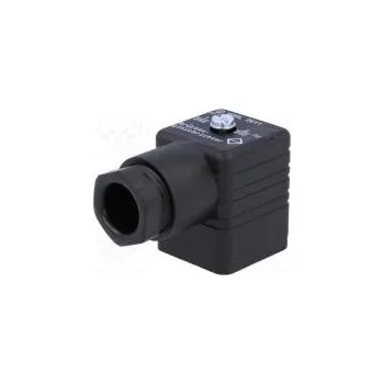 Elektrická zásuvka Konektor pro ventily zástrčka formát A 18mm zásuvka PIN 3