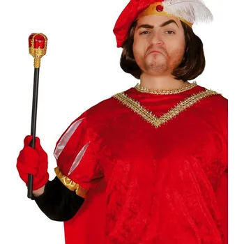 Karnevalový doplněk Královské žezlo - zlaté