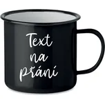 TEXT NA PŘÁNÍ - černý plecháček 300 ml