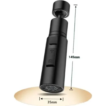 Perlátor Univerzální otočný perlátor s 3 režimy | hlavice - Černý