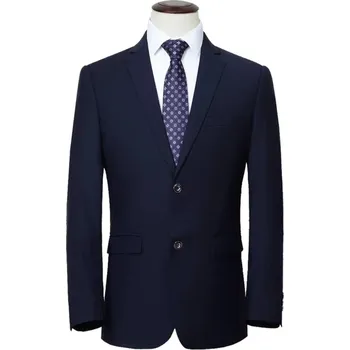 Klasický pánský business oblek s oversize střihem a kalhotami Velikost: S, Barva (Varianta): Tmavě modrá