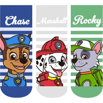 Dětské ponožky Paw Patrol – jarní síťované, sada 3 párů Velikost: 3-7T, Barva (Varianta): E-3Pairs
