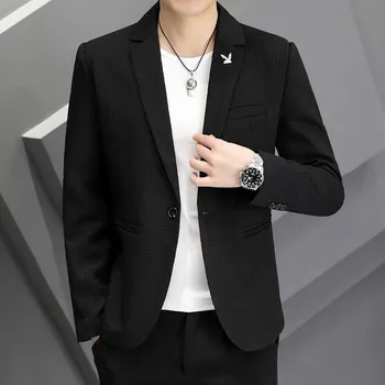 Slim fit sako – ležérní střih pro moderní a elegantní styl Velikost: M, Barva (Varianta): Černá