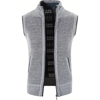 Pánská vesta Best Fashion vesta Šedá L