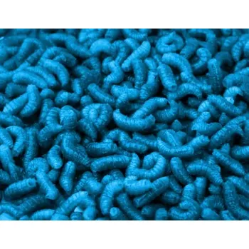 Krmivo pro rybičky ČERV ŽIVÝ PINKA MODRÁ 1L