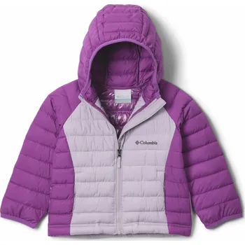 Dívčí bunda Columbia Powder Lite™ II Hooded Jacket J 2090043551 - lavender pearl razzle L