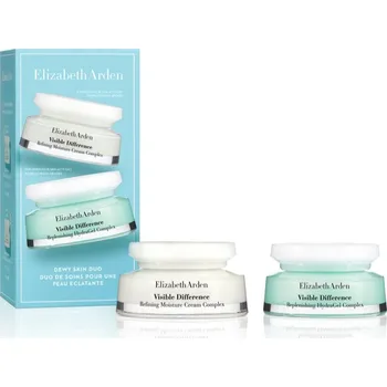 Kosmetická sada Elizabeth Arden Visible Difference Elizabeth Arden Visible Difference Refining Moisture Cream Complex hydratační krém na obličej 75 ml + Elizabeth Arden Visible Difference Replenishing HydraGel Complex lehký hydratační gelový krém 75 ml kosmetická sada