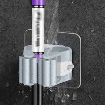 Deminas Univerzální držák na koště, mop a úklidové pomůcky – nástěnný