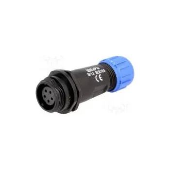 Elektrická zásuvka Zástrčka zásuvka SP13 PIN 5 IP68 4÷6,5mm 5A pájení na kabel