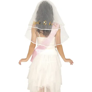 Karnevalový doplněk Závoj - „Bride to be“
