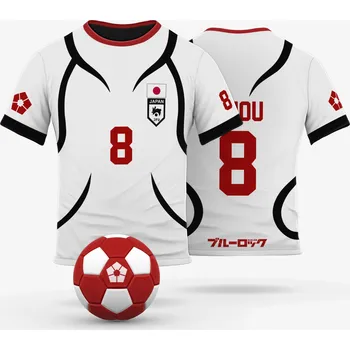 Dámské tričko Anime tričko Blue Lock – cosplay styl, unisex model Velikost: 4XL, Barva (Varianta): TTwd81411LJ