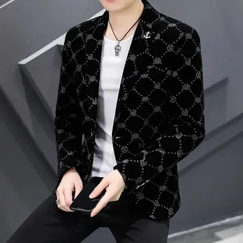 Pánský oblek Manšestrový pánský oblek – slim fit střih pro mladé muže Velikost: XXS, Barva (Varianta): 29015R