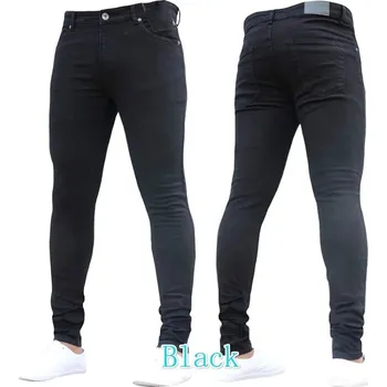 Pánské džíny Pánské slim kalhoty – strečové džíny do práce i na běžné nošení Velikost: L, Barva (Varianta): Viz