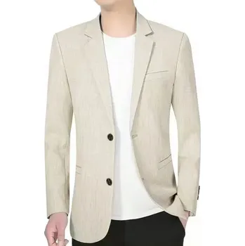 Jednoduchý casual blazer – ležérní business styl Velikost: XXS, Barva (Varianta): Khaki
